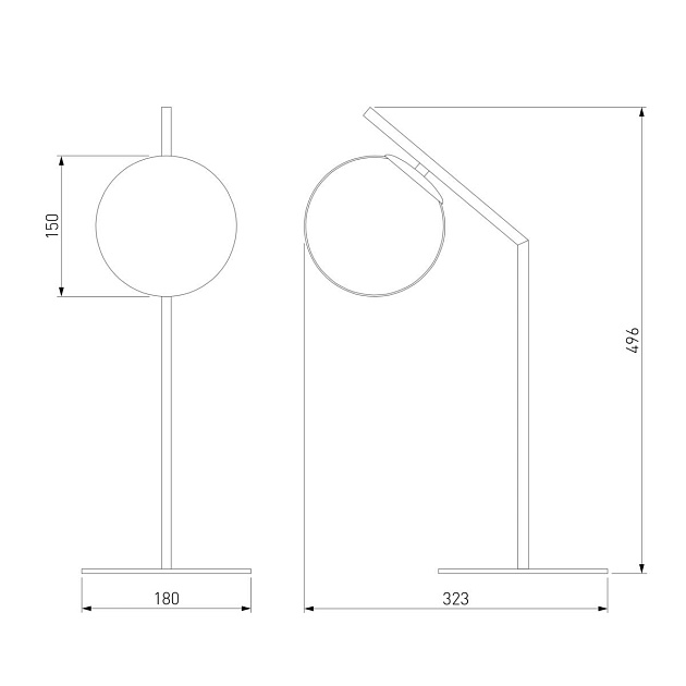 Настольная лампа Eurosvet Frost 01082/1 латунь Фото № 2