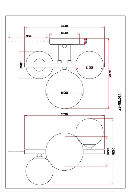 Бра Moderli Molly V10786-3W Фото № 2
