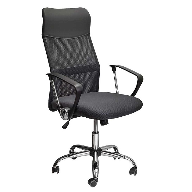 Офисное кресло AksHome Aria чёрный, сетка 65439 Фото № 