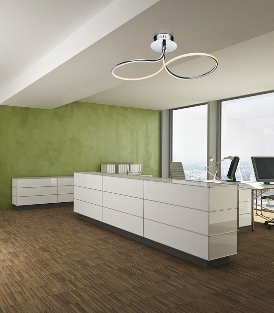 Потолочный светодиодный светильник Globo Wave 67823-19D Фото № 2