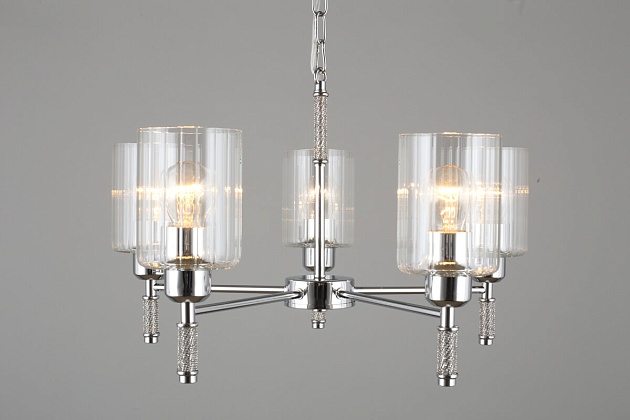 Подвесная люстра Omnilux Dronero OML-66503-05 изображение 2 Подвесная люстра Omnilux Dronero OML-66503-05 Фото № 2