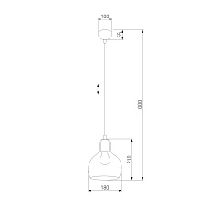 Подвесной светильник TK Lighting 600 Mango 1 1