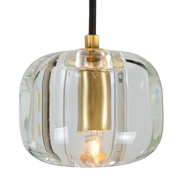 Подвесной светильник Belfast Pansy 6214-1 BR CL изображение 2 Подвесной светильник Belfast Pansy 6214-1 BR CL Фото № 2