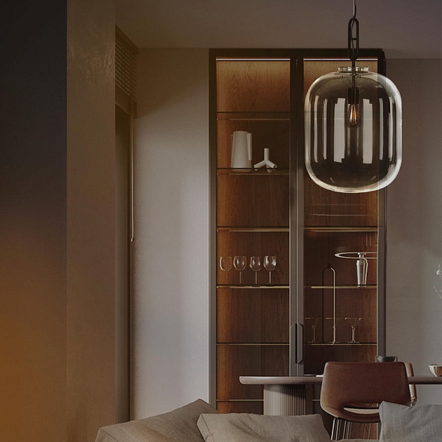 Подвесной светильник Loft IT Oda 10195/350 Amber изображение 5 Подвесной светильник Loft IT Oda 10195/350 Amber Фото № 5