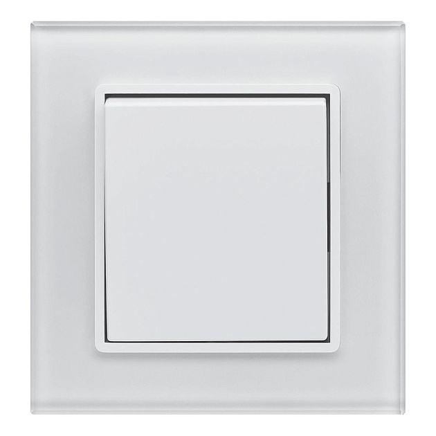 Выключатель одноклавишный Vesta-Electric Exclusive White белый FVK050104BEL Фото № 