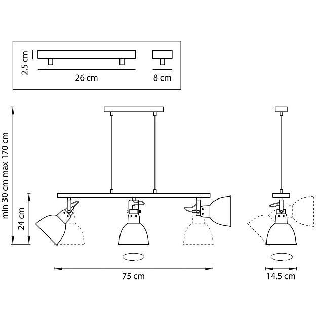 Подвесной светильник Lightstar Acrobata 761137 изображение 3 Подвесной светильник Lightstar Acrobata 761137 Фото № 3
