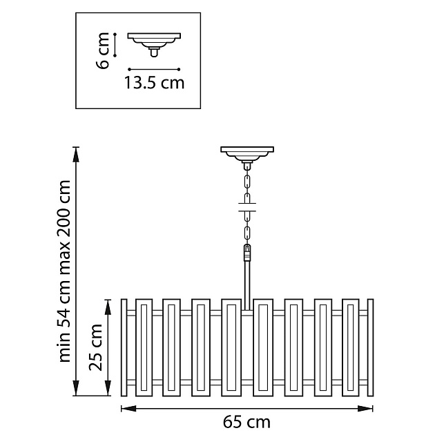 Подвесная люстра Lightstar Agave 712062 изображение 2 Подвесная люстра Lightstar Agave 712062 Фото № 2