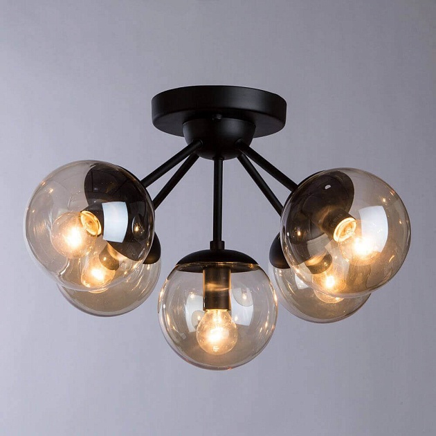 Потолочная люстра Arte Lamp BOLLA A1664PL-5BK изображение 3 Потолочная люстра Arte Lamp BOLLA A1664PL-5BK Фото № 3