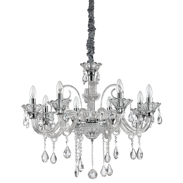 Подвесная люстра Ideal Lux Colossal SP8 Trasparente 114187 Фото № 