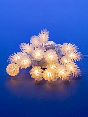 Светодиодная гирлянда Uniel шишки 220V белый ULD-S0280-020/DTA Warm White IP20 PINE CONES 09582 4