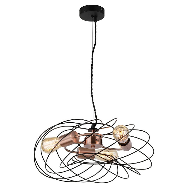 Подвесная люстра Lussole Loft Brooks LSP-8246 изображение Подвесная люстра Lussole Loft Brooks LSP-8246 Фото №