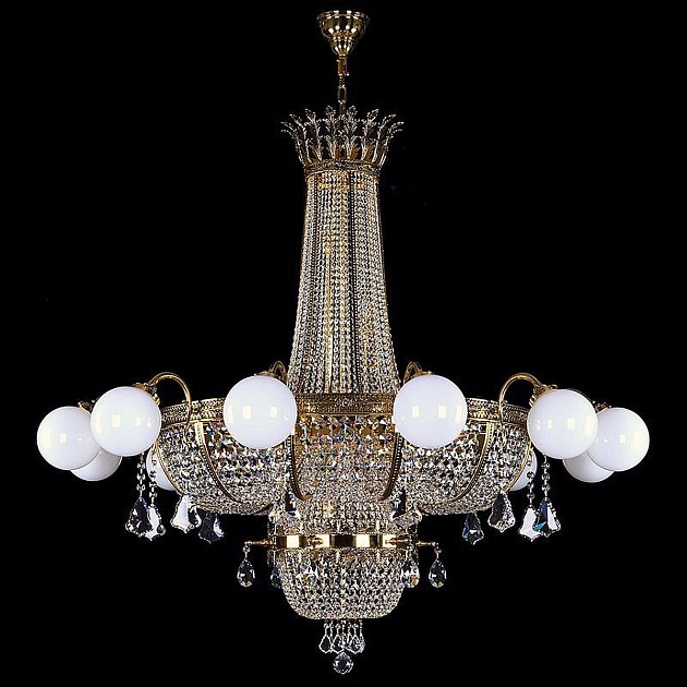 Подвесная люстра Artglass Eurydika 1600x1450 Polished CE изображение Подвесная люстра Artglass Eurydika 1600x1450 Polished CE Фото №