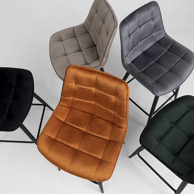 Полубарный стул AksHome Linx кирпичный, велюр 86210 изображение 3 Полубарный стул AksHome Linx кирпичный, велюр 86210 Фото № 3