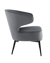 Кресло Stool Group Royal велюр тёмно-серый vd-royal-b27 3