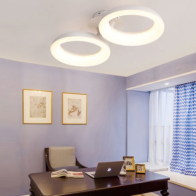 Потолочная светодиодная люстра Moderli Smooth V2460-CL изображение 2 Потолочная светодиодная люстра Moderli Smooth V2460-CL Фото № 2