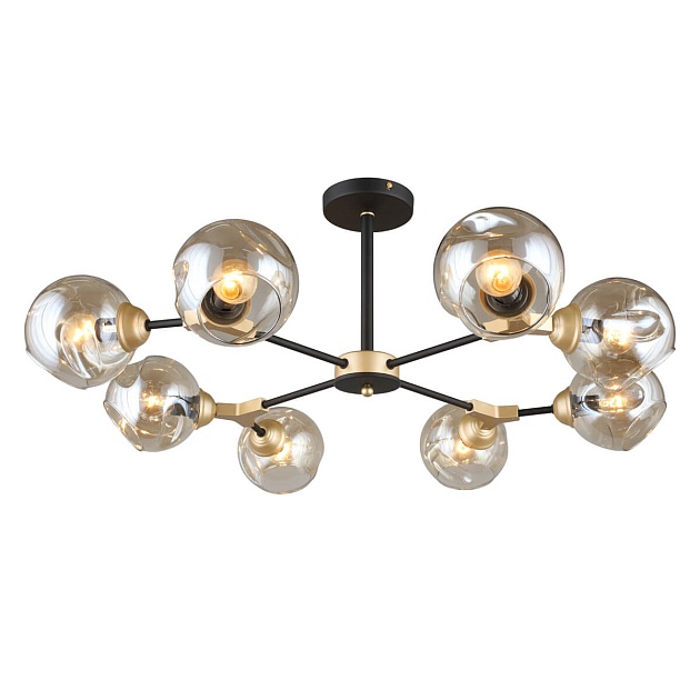 Потолочная люстра Omnilux Sandrigo OML-93607-08 изображение Потолочная люстра Omnilux Sandrigo OML-93607-08 Фото №