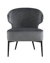 Кресло Stool Group Royal велюр тёмно-серый vd-royal-b27 2