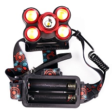 Налобный светодиодный фонарь Ultraflash аккумуляторный 100х90 400 лм E160 14681 2