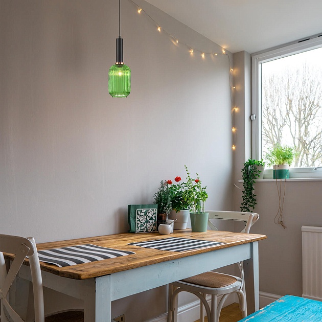 Подвесной светильник Eurosvet 50181/1 зеленый изображение 6 Подвесной светильник Eurosvet 50181/1 зеленый Фото № 6