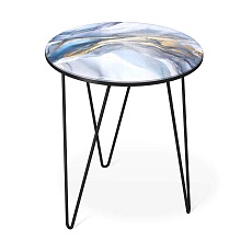 Журнальный стол Sheffilton SHT-CT27 млечный путь/черный муар 4007482115