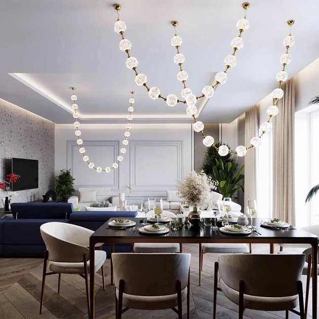 Подвесной светильник Odeon Light CRYSTAL 5008/80L Фото № 7