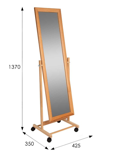 Зеркало напольное Мебелик В 27Н 005294 изображение 3 Зеркало напольное Мебелик В 27Н 005294 Фото № 3