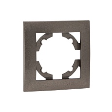 Валенсия Рамка 1-местная графит EKF EWM-G-301-60