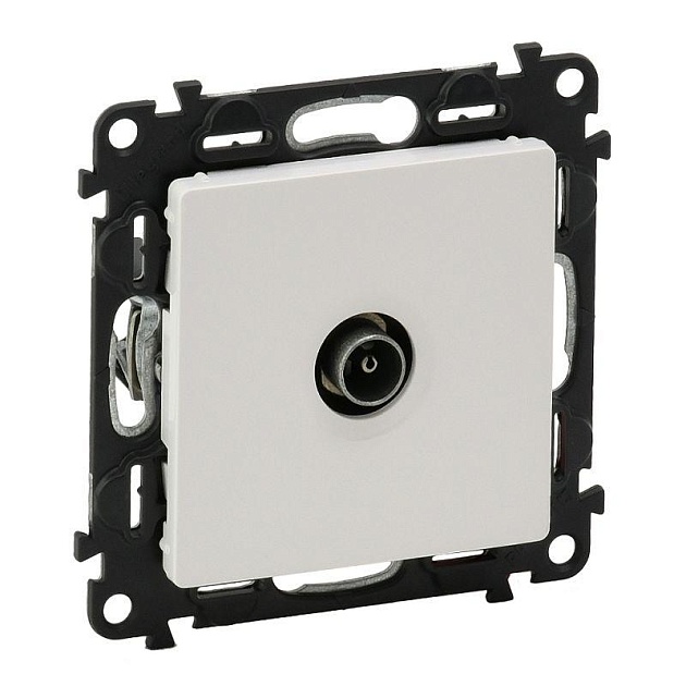 ТВ-розетка оконечная Legrand Valena Life белая 753460 Фото № 