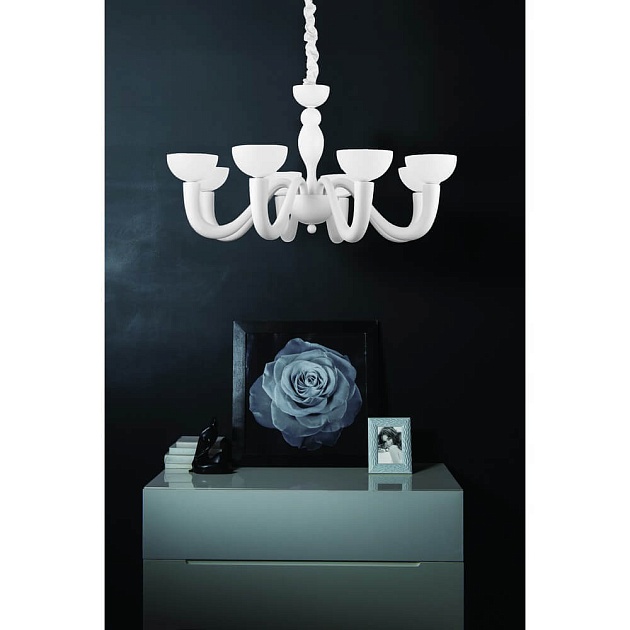 Подвесная люстра Divinare Bianca 7091/01 LM-8 изображение 9 Подвесная люстра Divinare Bianca 7091/01 LM-8 Фото № 9