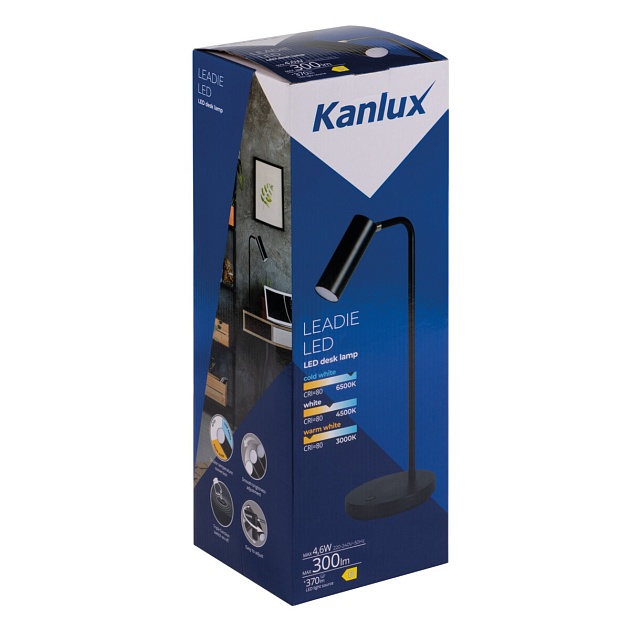 Настольная светодиодная лампа Kanlux LEADIE LED B 35291 изображение 5 Настольная светодиодная лампа Kanlux LEADIE LED B 35291 Фото № 5