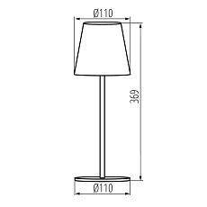 Настольная светодиодная лампа Kanlux INITA LED IP54 B 36321 2