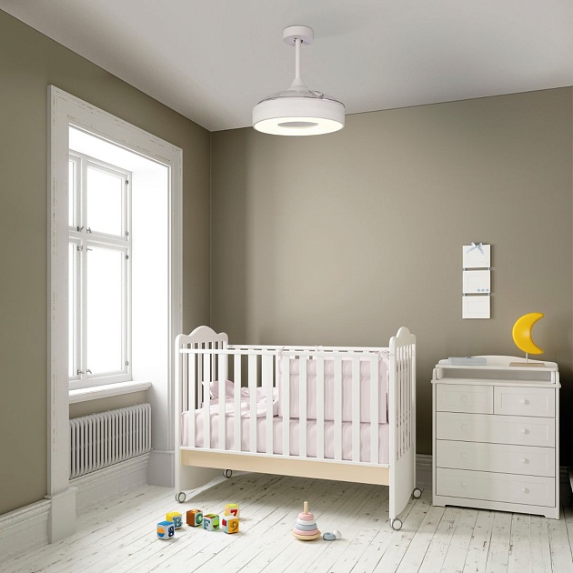 Потолочная светодиодная люстра-вентилятор Mantra COIN 8219 изображение 4 Потолочная светодиодная люстра-вентилятор Mantra COIN 8219 Фото № 4