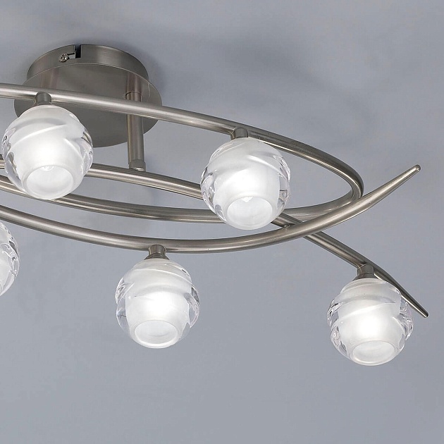 Потолочная люстра Mantra Loop Satin Nickel 1812 Фото № 4