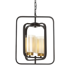 Подвесная люстра Lumina Deco Indivia LDP 1238-2 BK+MD 2