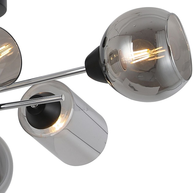 Потолочная люстра Illumico IL8243-6COU-79 BK CR Фото № 2