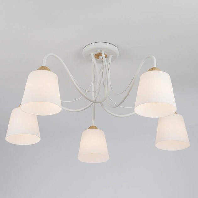 Потолочная люстра Eurosvet 70062/5 белый Фото № 