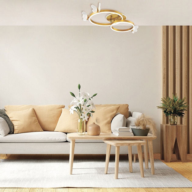 Потолочная светодиодная люстра Escada Aldania 10225/2LED BL изображение 2 Потолочная светодиодная люстра Escada Aldania 10225/2LED BL Фото № 2