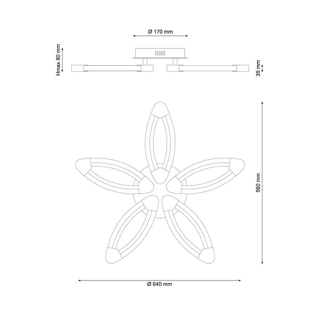 Потолочная светодиодная люстра Lucia Tucci Modena 183.5 LED Фото № 2