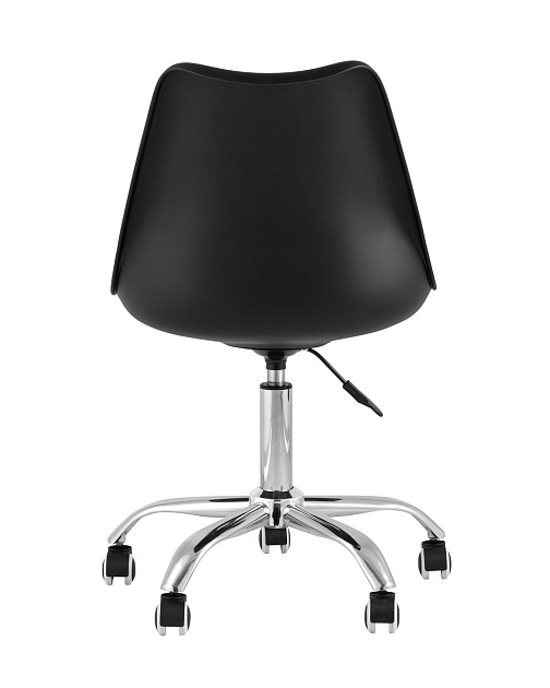 Офисный стул Stool Group BLOK пластиковый черный Y818 black Фото № 5
