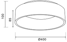 Потолочный светодиодный светильник Deko-Light Sculptoris 348180 1