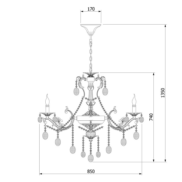 Подвесная люстра Bogates 406/10 Strotskis Фото № 2