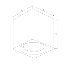 Потолочный светодиодный светильник Elektrostandard Matrix 25051/LED a065283 1