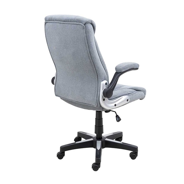 Кресло руководителя AksHome Galio серый, велюр 86372 Фото № 12