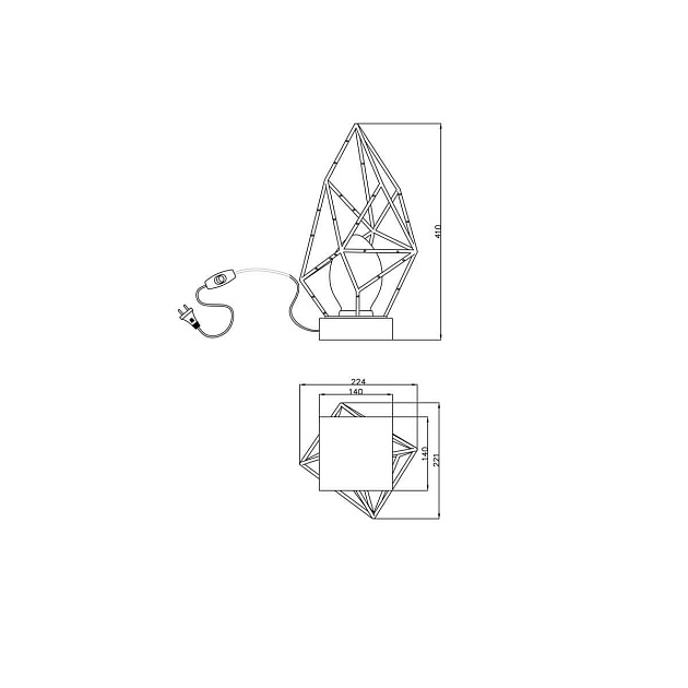 Настольная лампа Lucia Tucci Naomi T4750.1 Gold изображение 2 Настольная лампа Lucia Tucci Naomi T4750.1 Gold Фото № 2