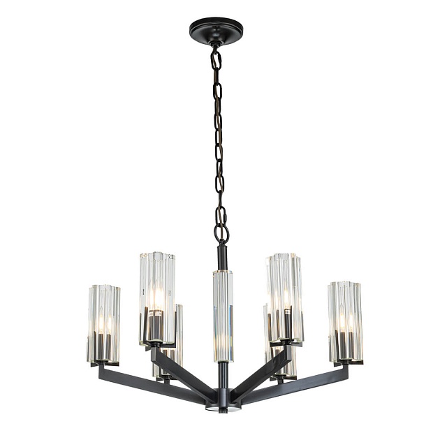 Подвесная люстра Belfast Malone 6035-6 BL CL изображение Подвесная люстра Belfast Malone 6035-6 BL CL Фото №