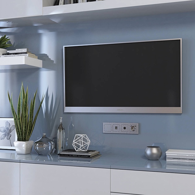 Лицевая панель Werkel Hammer серебряный W1259206 4690389162763 изображение 2 Лицевая панель Werkel Hammer серебряный W1259206 4690389162763 Фото № 2