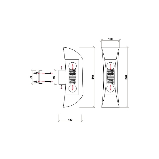 Бра Vele Luce Hellion VL5703W02 Фото № 5