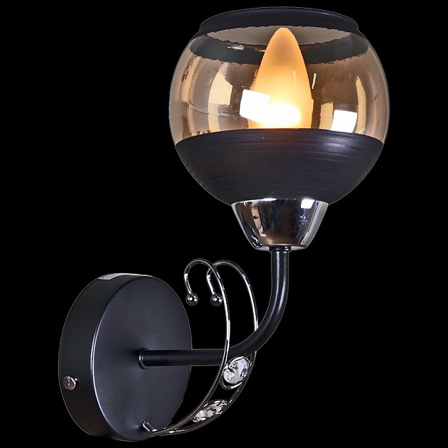 Бра Reluce 22119-0.2-01 BK+CH Фото № 