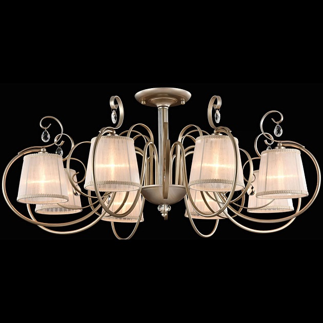 Потолочная люстра Freya Simone FR2020-CL-08-BG изображение 3 Потолочная люстра Freya Simone FR2020-CL-08-BG Фото № 3