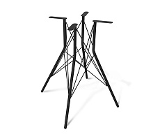 Кухонный стол Sheffilton SHT-TU2-1/ТT7 60/60 ДУБ/керамика черный муар/браш.коричневый/песочный 3897737901 1